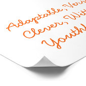 Gemini - Poster Horoscope pour fille (Coin)