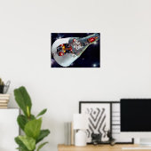 Gemini Spacecraft Poster (Thuiskantoor)