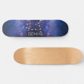 Gemini Star Sign Skateboard (Horizontaal)