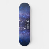 Gemini Star Sign Skateboard (Voorkant)