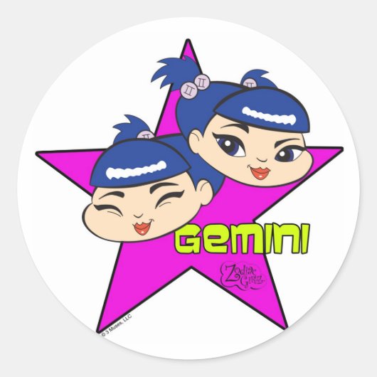 Gemini Stickers (Voorkant)