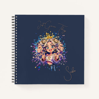 Gemini Sweet 16 Square Custom Notebook Notitieboek