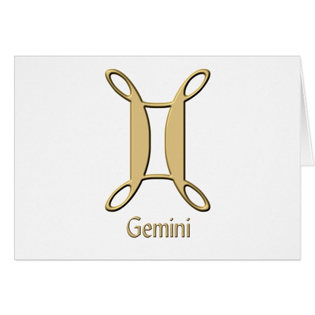 Gemini-symbool (Voorkant Horizontaal)