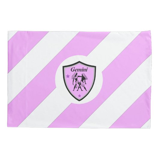 Gemini-symbool Kussensloop (Achterkant)