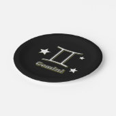 Gemini-symbool Papieren Bordje (Gekanteld)
