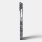 Gemini tekent zich aan in Distress Sver Steel Styl Case-Mate iPhone Case (Achterkant / Links)