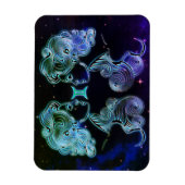 gemini the twins zodiac magnet magneet (Verticaal)