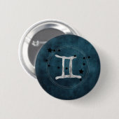 Gemini the Twins zodiac sign constellation sterren Ronde Button 5,7 Cm (Voorkant /achterkant)