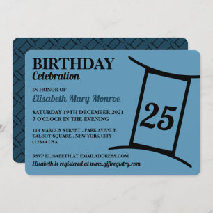 Gemini, The Twins, Zodiac Star Sign, Birthday Kaart