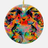 Gemini Tijuana Keramisch Ornament (Achterkant)