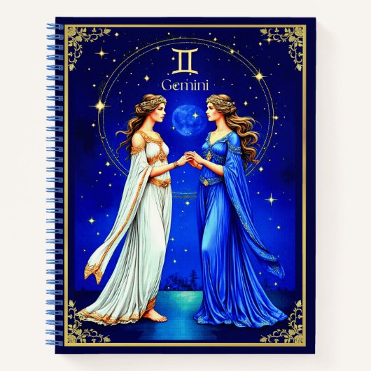 Gemini Twins Sous un Sky Journal étoilé (Devant)