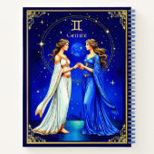 Gemini Twins Sous un Sky Journal étoilé (Dos)
