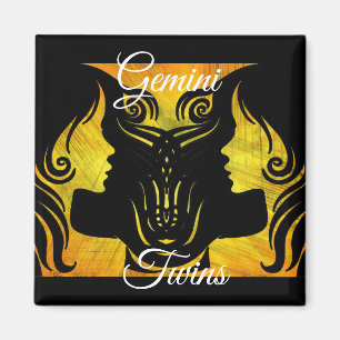Gemini Twins Zodiac Horoscope Sign Magnet Magneet