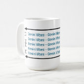 Gemini Vibes Café Mug (Devant gauche)