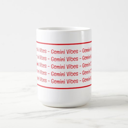 Gemini Vibes Café Mug (Centre)