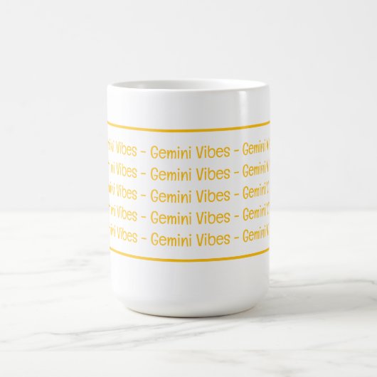 Gemini Vibes Café Mug (Centre)