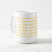 Gemini Vibes Café Mug (Devant gauche)