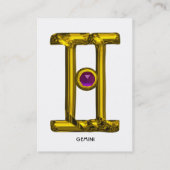 GEMINI VISITEKAARTJE (Achterkant)