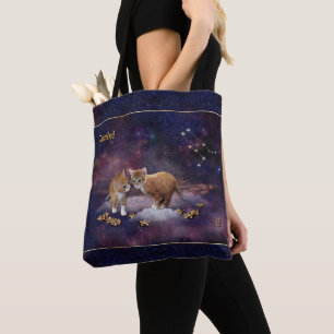 Gemini voor Cat Lovers Draagtas