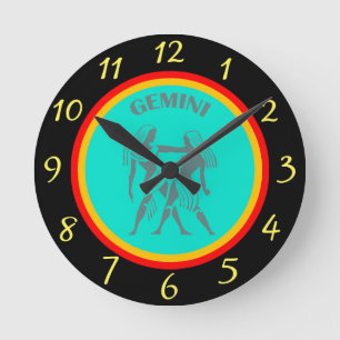 Gemini Wall Clock Ronde Klok
