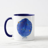 Gemini Waterverf Night Sky Constellation Zodiac Mok (Links)