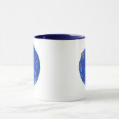 Gemini Waterverf Night Sky Constellation Zodiac Mok (Midden)