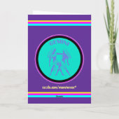 Gemini wenskaart kaart (Achterkant)