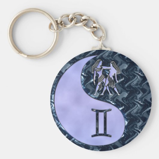 Gemini Yin Yang Sleutelhanger (Voorkant)