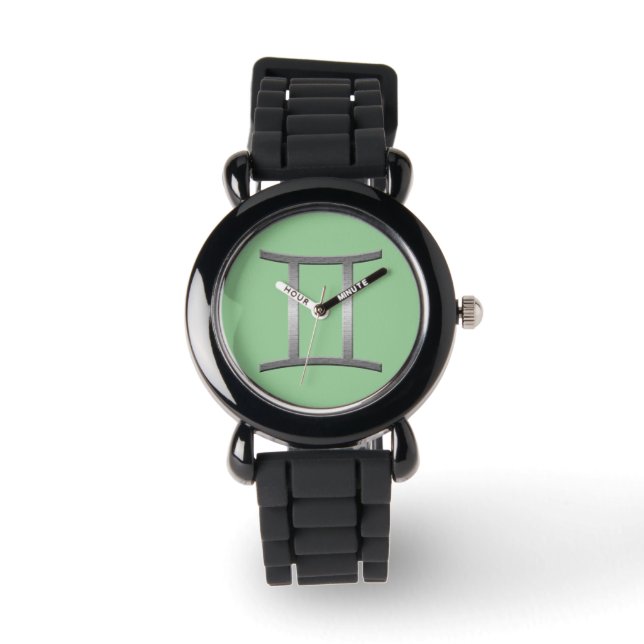 Gemini - Zilver Horloge (Voorkant)