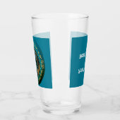 Gemini Zodiac Aanpasbare Bier Glas (Links)