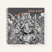 Gemini Zodiac Anime Creative Square Journal (Devant)