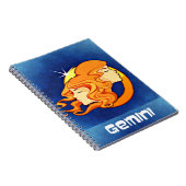 Gemini Zodiac Astrology Symbol Notitieboek (Rechterzijde)