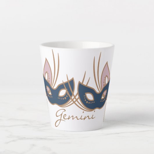 Gemini Zodiac Boho Coffee Mok (Voorkant)
