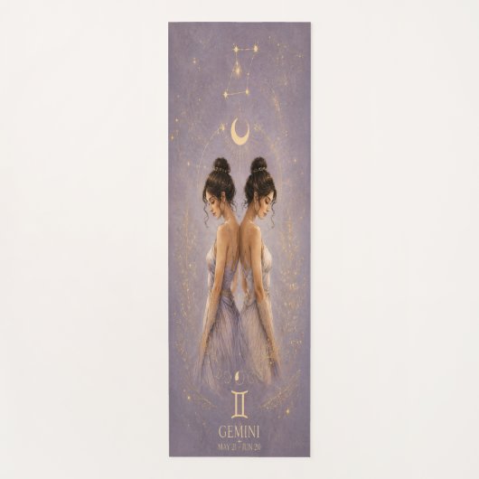 Gemini Zodiac Celestiale Yogamat (Voorkant)
