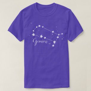 Gemini Zodiac Constellation T-shirt