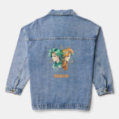 Gemini Zodiac Denim jas voor dames Jacket (Achterkant)