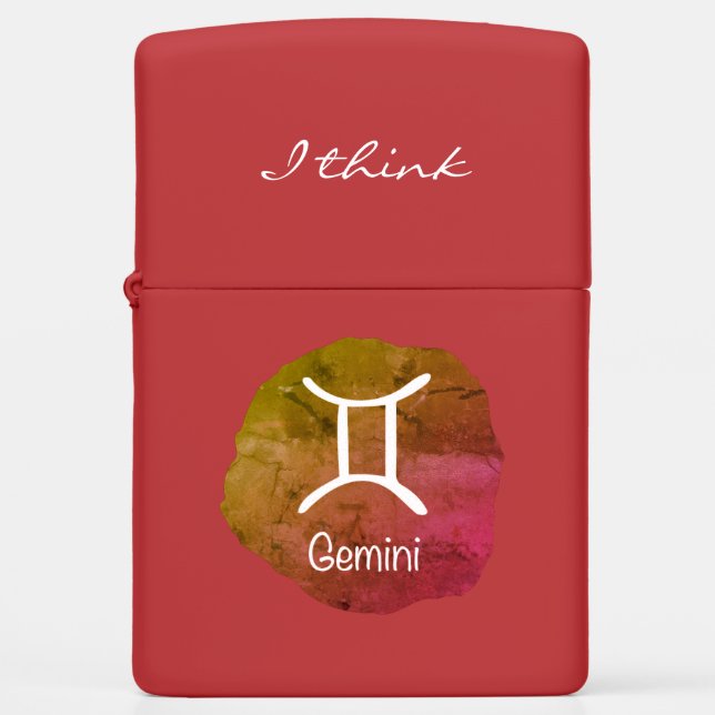 Gemini Zodiac, denk ik (Voorkant)