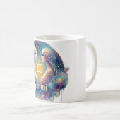 Gemini Zodiac Mug - Enchanter & Design Céleste (Devant droit)