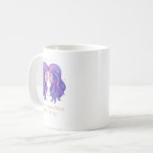 Gemini Zodiac Mug – Funny Gemini Gift – Pastel Koffiemok (Voorkant links)