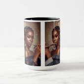 Gemini Zodiac Musician Trompet Mok (Midden)