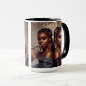 Gemini Zodiac Musician Trompet Mok (Voorkant rechts)