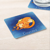 gemini zodiac onderzetters (Schuin)