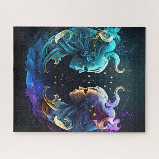 Gemini Zodiac Puzzle (Horizontal)