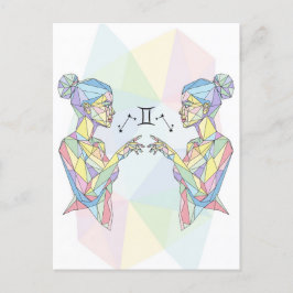 Gemini Zodiac Sign Briefkaart