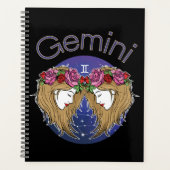 Gemini Zodiac Sign Calendar Planner (Voorkant)