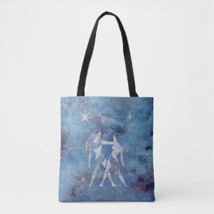 Gemini Zodiac Sign Canvas tas