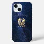 Gemini Zodiac Sign Case-Mate iPhone Case (Achterkant)