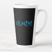GEMINI ZODIAC SIGN COFFEE Latte Mug Mok (Rechts)