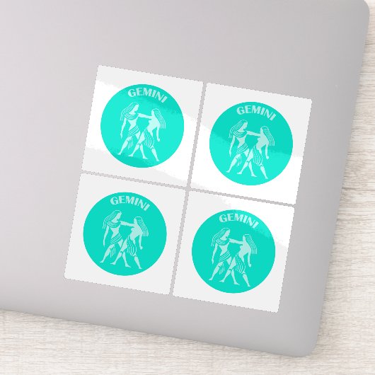 Gemini, Zodiac Sign, Horoscope, Astrology Sticker (Detail)