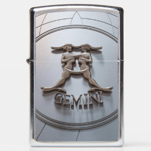Gemini Zodiac Sign Metalen Embleem #3